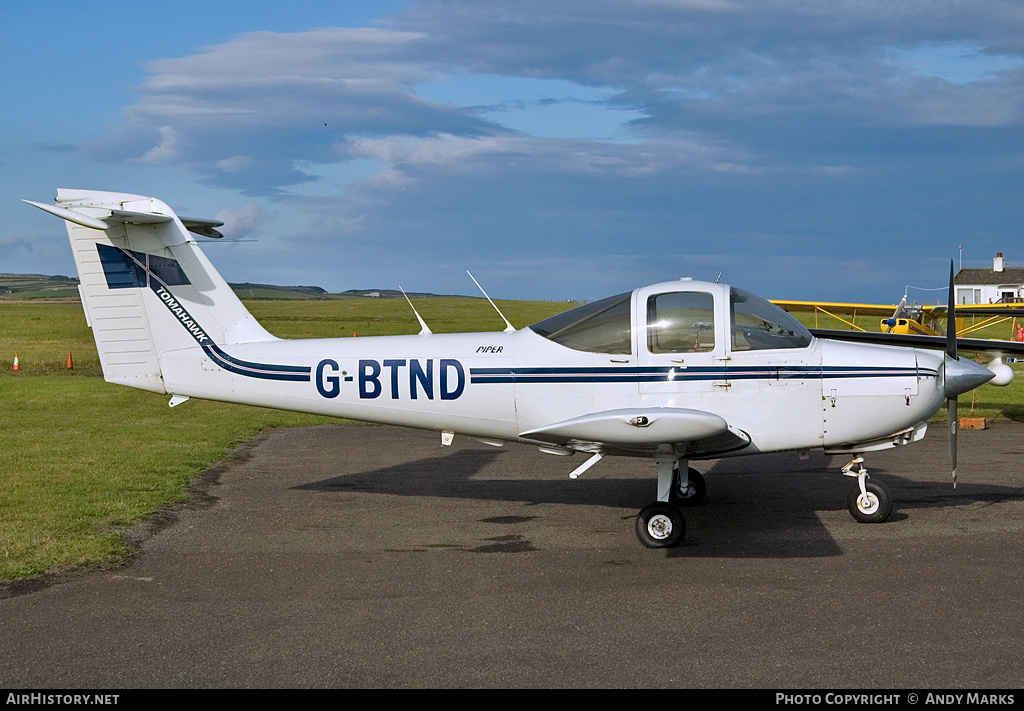Aircraft Photo of G-BTND | Piper PA-38-112 Tomahawk | AirHistory.net #87715