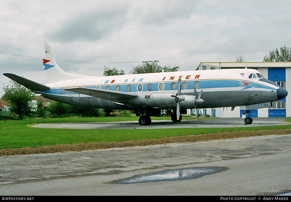 Aircraft Photo of F-BMCF | Vickers 724 Viscount | Air Inter | AirHistory.net #87719