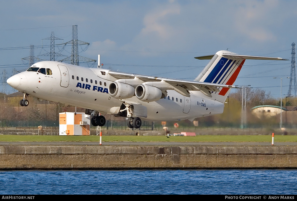 Aircraft Photo of EI-CMS | British Aerospace BAe-146-200 | Air France | AirHistory.net #87732