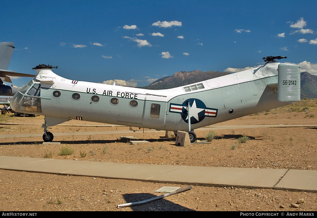 Aircraft Photo of 56-2142 | Vertol H-21C Shawnee | USA - Air Force | AirHistory.net #87734