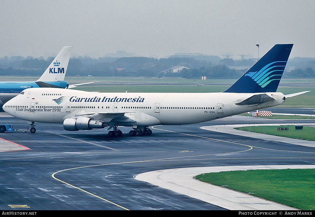Aircraft Photo of PK-GSA | Boeing 747-2U3B | Garuda Indonesia | AirHistory.net #87740