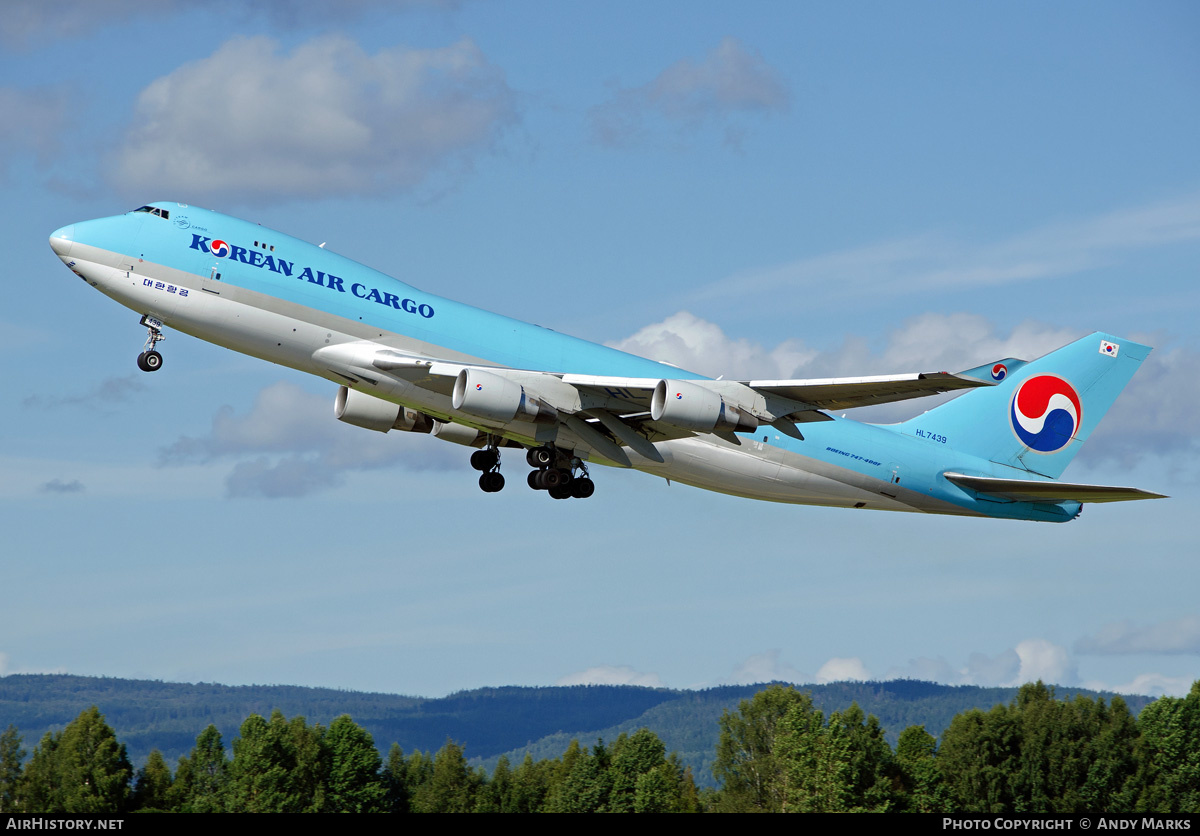 Aircraft Photo of HL7439 | Boeing 747-4B5F/ER/SCD | Korean Air Cargo | AirHistory.net #87741