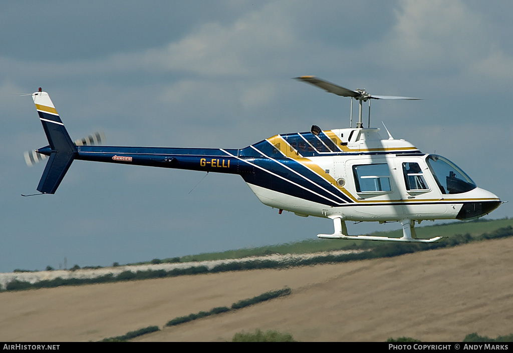 Aircraft Photo of G-ELLI | Bell 206B JetRanger II | AirHistory.net #87752
