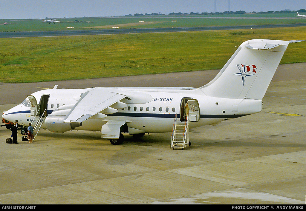 Aircraft Photo of G-SCHH | British Aerospace BAe-146-100 | Dan-Air London | AirHistory.net #87756