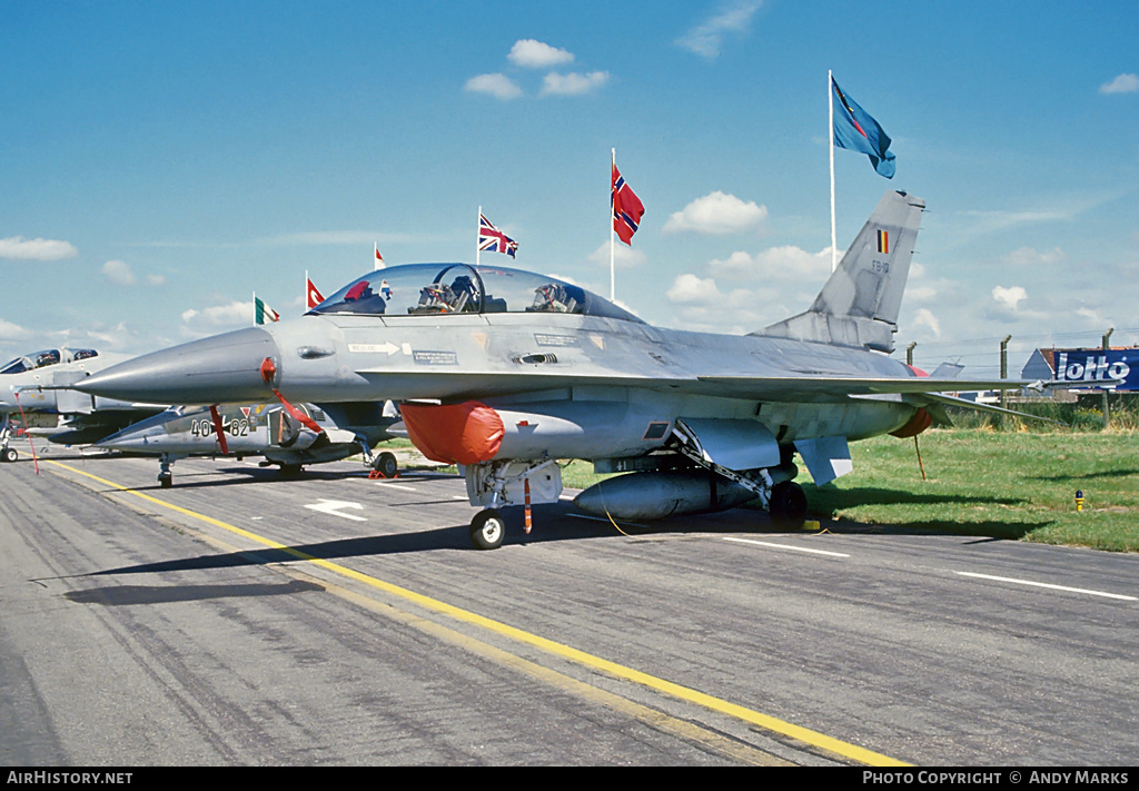 Aircraft Photo of FB-10 | General Dynamics F-16B Fighting Falcon | Belgium - Air Force | AirHistory.net #87765