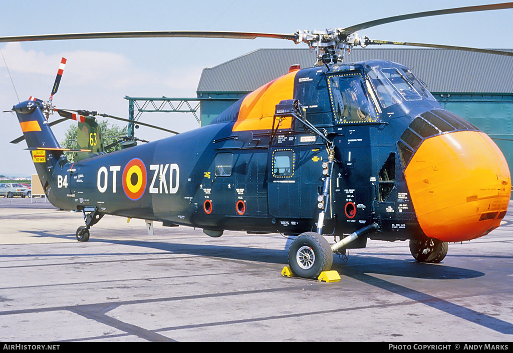 Aircraft Photo of B4 | Sikorsky HSS-1 | Belgium - Air Force | AirHistory.net #87775