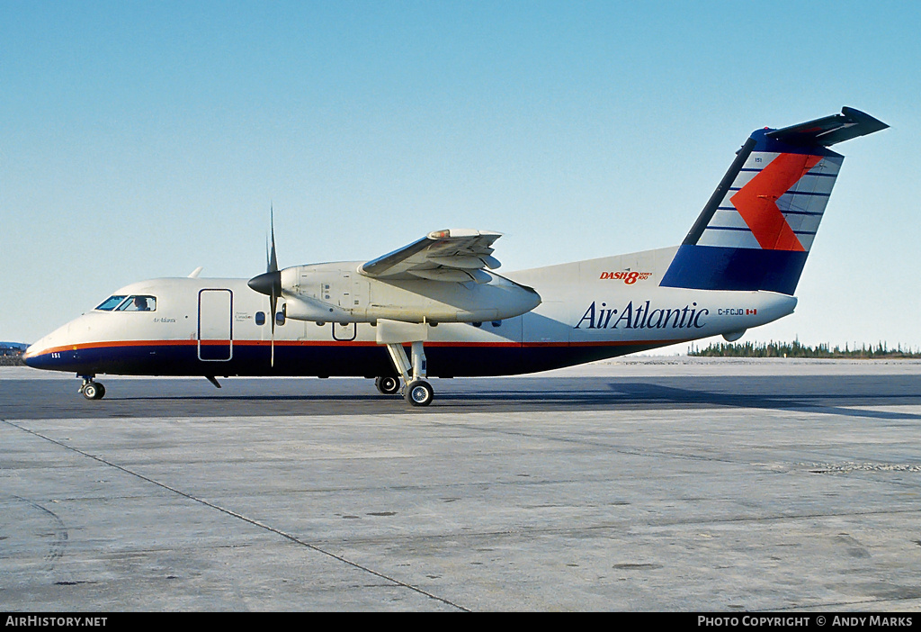 Aircraft Photo of C-FCJD | De Havilland Canada DHC-8-102 Dash 8 | Air Atlantic | AirHistory.net #87795