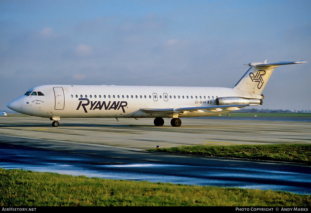 Aircraft Photo of EI-BVH | British Aerospace Rombac 111-561RC One-Eleven | Ryanair | AirHistory.net #87801