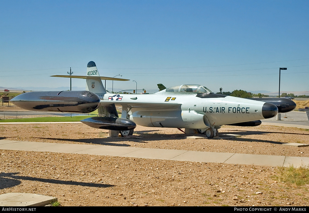 Aircraft Photo of 54-322 / 40322 | Northrop F-89H Scorpion | USA - Air Force | AirHistory.net #87808