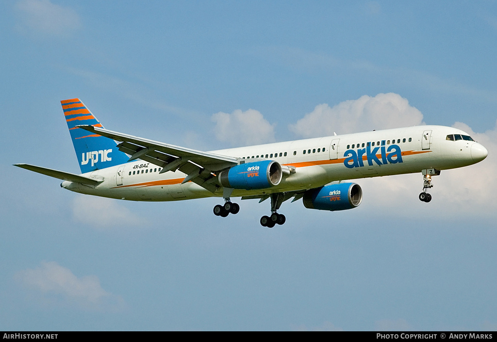 Aircraft Photo of 4X-BAZ | Boeing 757-236 | Arkia Israeli Airlines | AirHistory.net #87809