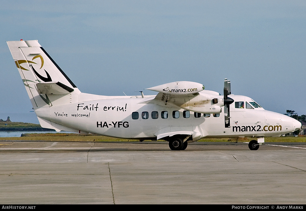 Aircraft Photo of HA-YFG | Let L-410UVP-E9 Turbolet | Manx2 Airlines | AirHistory.net #87821