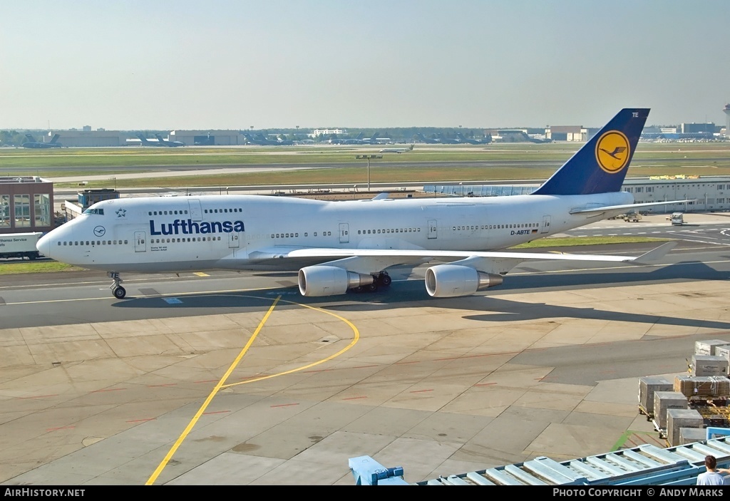 Aircraft Photo of D-ABTE | Boeing 747-430M | Lufthansa | AirHistory.net #87826
