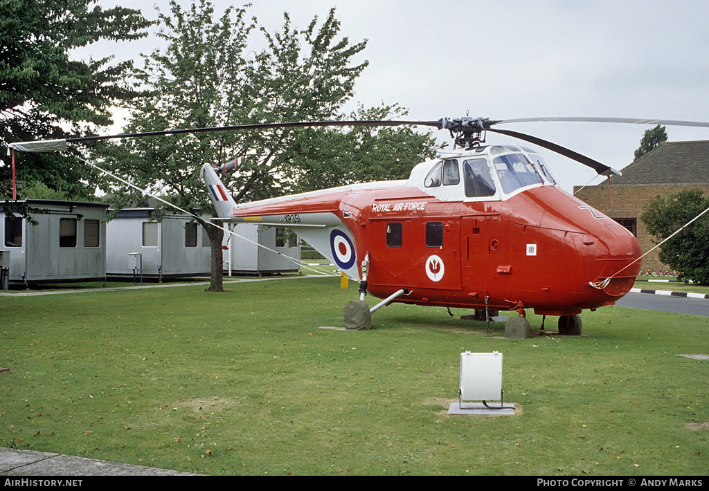 Aircraft Photo of XP351 | Westland WS-55-3 Whirlwind HAR10 | UK - Air Force | AirHistory.net #87827