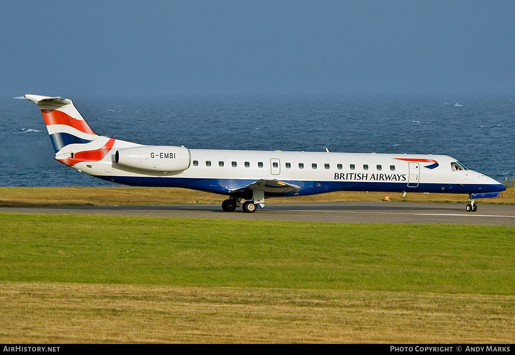 Aircraft Photo of G-EMBI | Embraer ERJ-145EU (EMB-145EU) | British Airways | AirHistory.net #87841