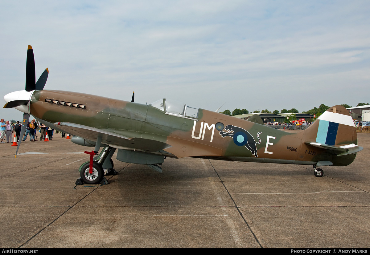 Aircraft Photo of F-AZJS / PS890 | Supermarine 389 Spitfire PR19 | UK - Air Force | AirHistory.net #87847