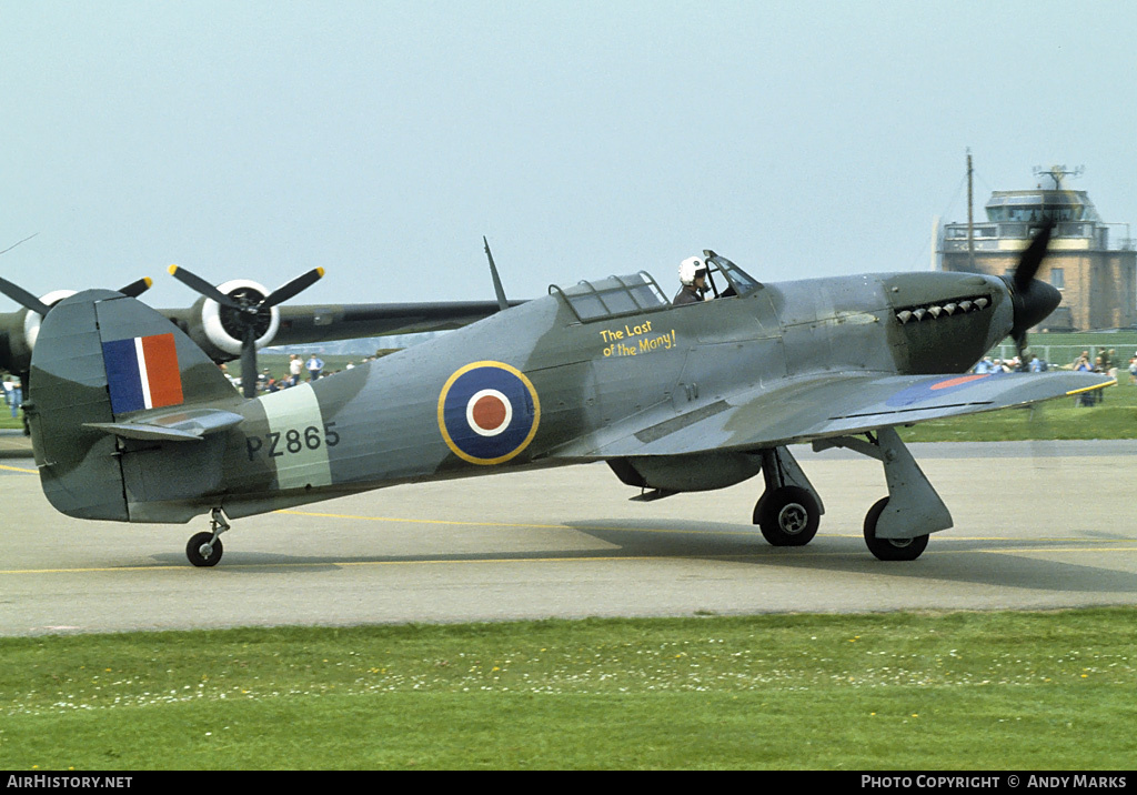 Aircraft Photo of PZ865 | Hawker Hurricane Mk2C | UK - Air Force | AirHistory.net #87848