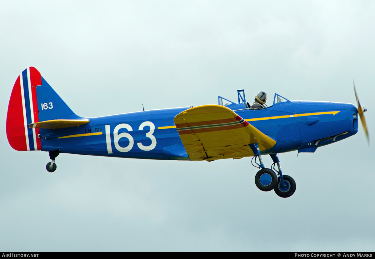 Aircraft Photo of LN-BIF / 163 | Fairchild PT-19A Cornell (M-62A) | Norway - Air Force | AirHistory.net #87876