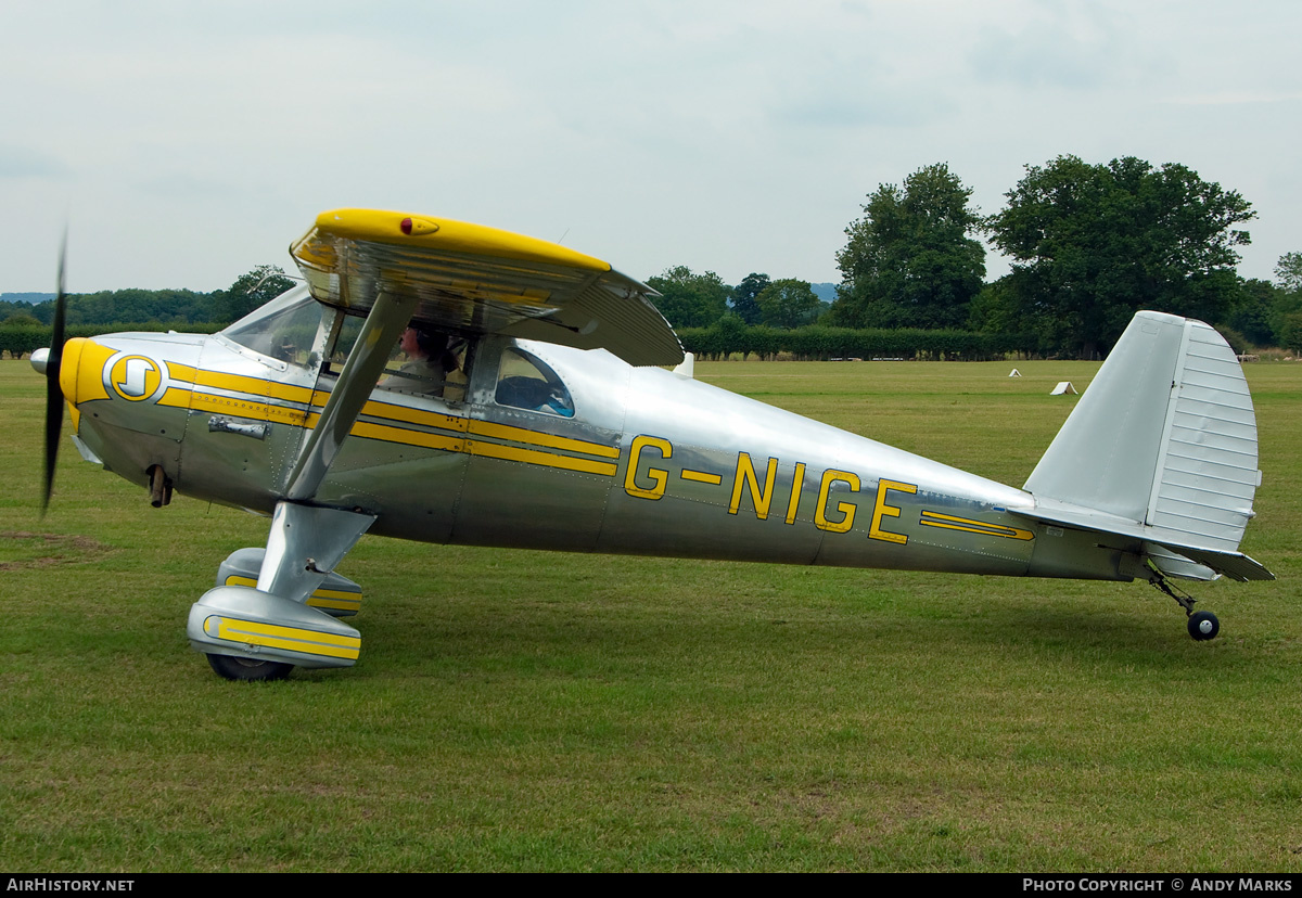 Aircraft Photo of G-NIGE | Luscombe 8E Silvaire Deluxe | AirHistory.net #87878