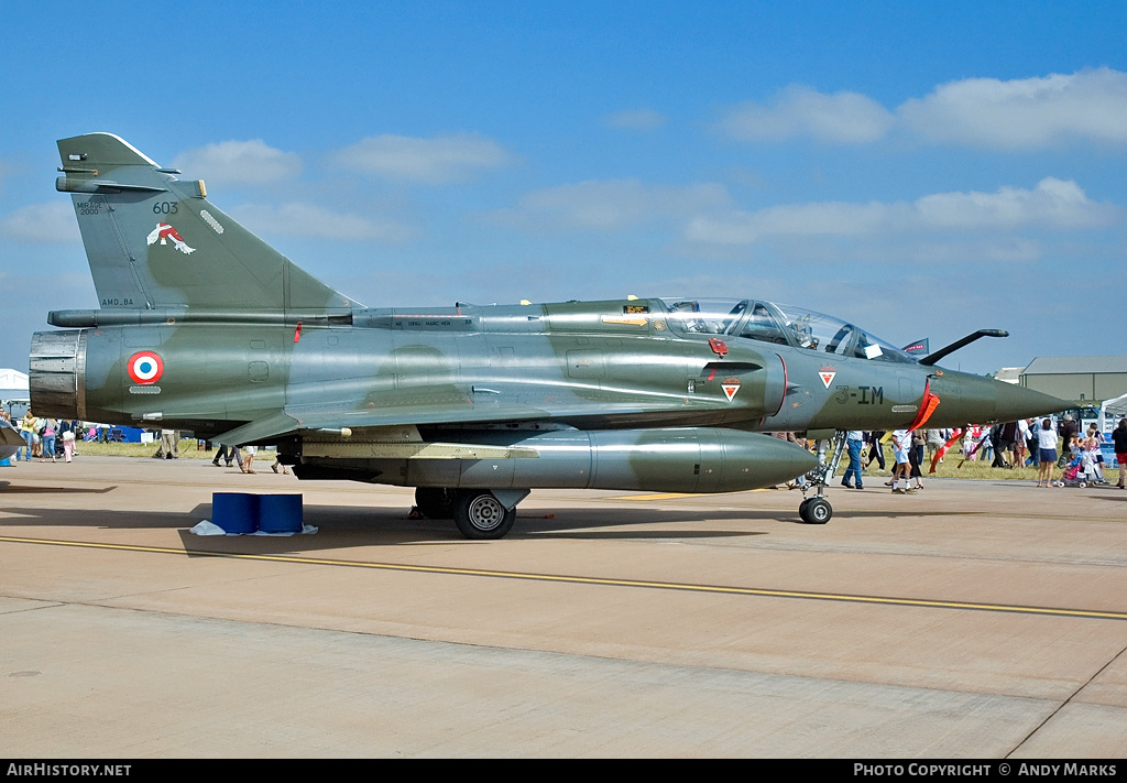 Aircraft Photo of 603 | Dassault Mirage 2000D | France - Air Force | AirHistory.net #87879