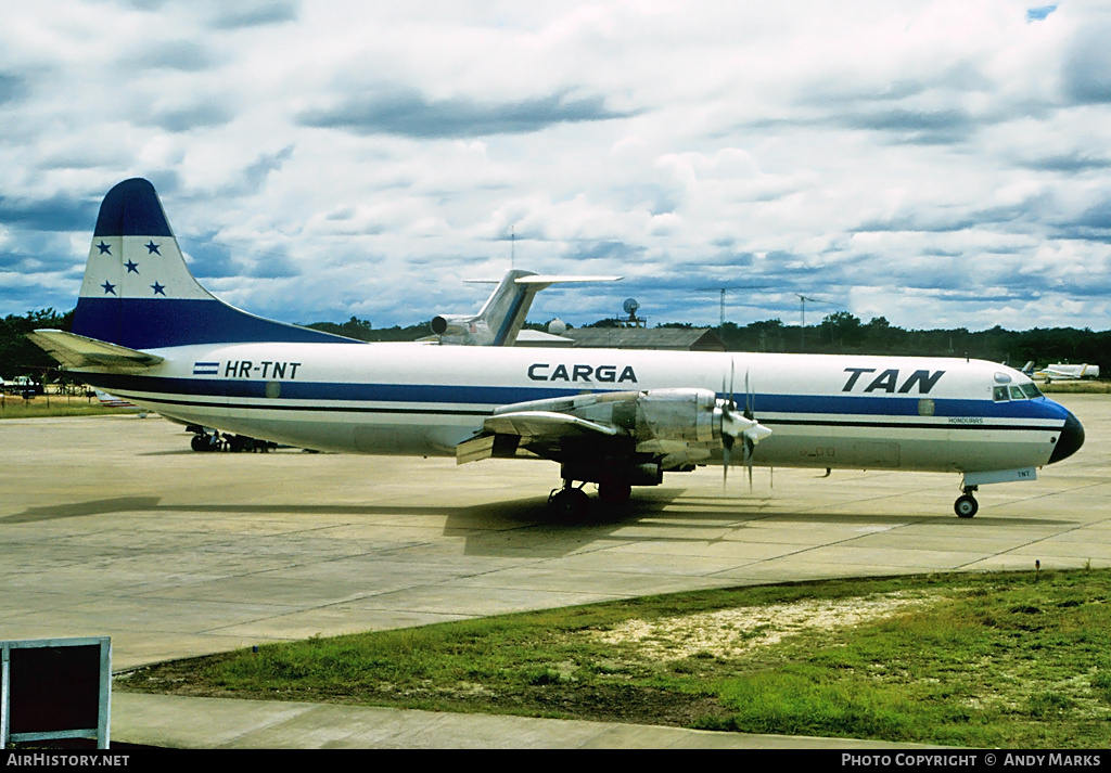 Aircraft Photo of HR-TNT | Lockheed L-188A(F) Electra | TAN Carga - Transportes Aereos Nacionales | AirHistory.net #87880