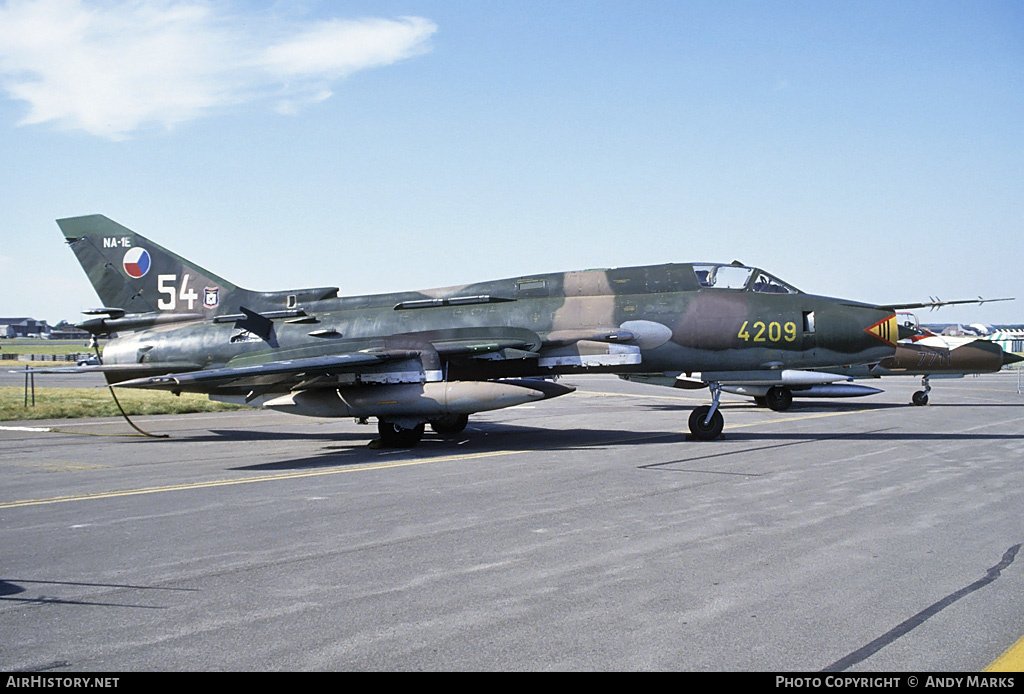 Aircraft Photo of 4209 | Sukhoi Su-22M4 | Czechia - Air Force | AirHistory.net #87885