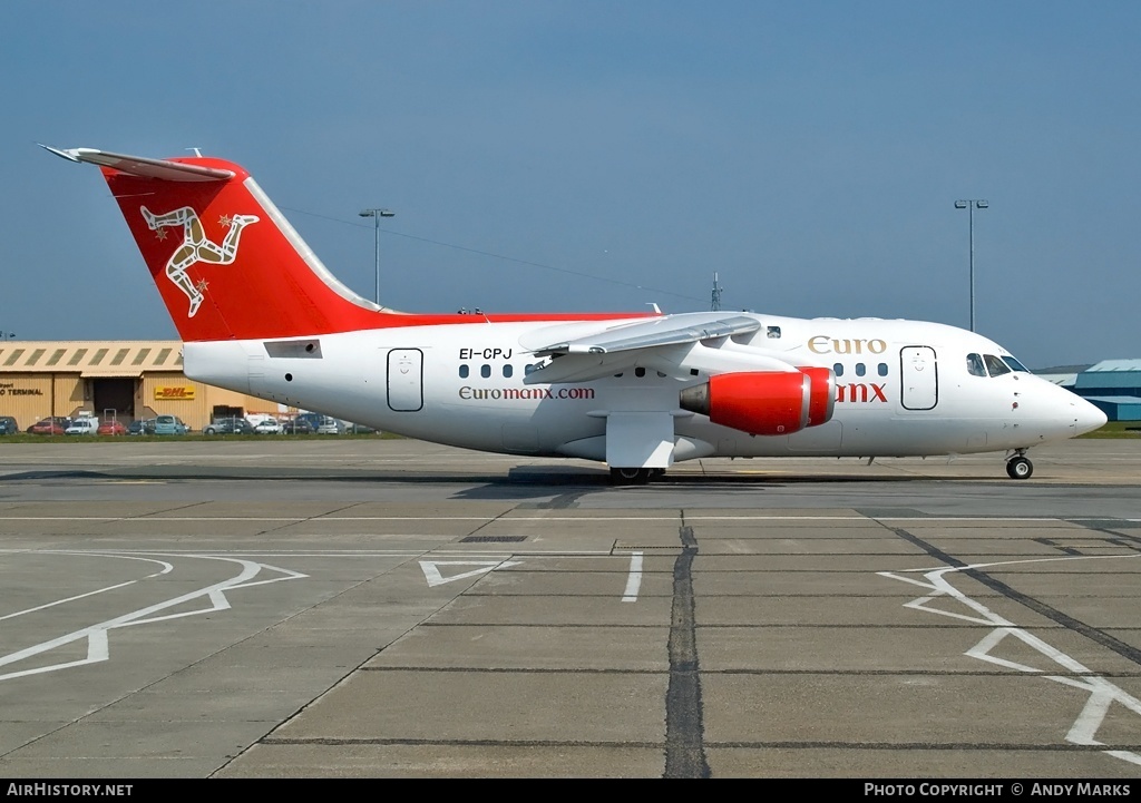 Aircraft Photo of EI-CPJ | British Aerospace Avro 146-RJ70 | EuroManx | AirHistory.net #87889