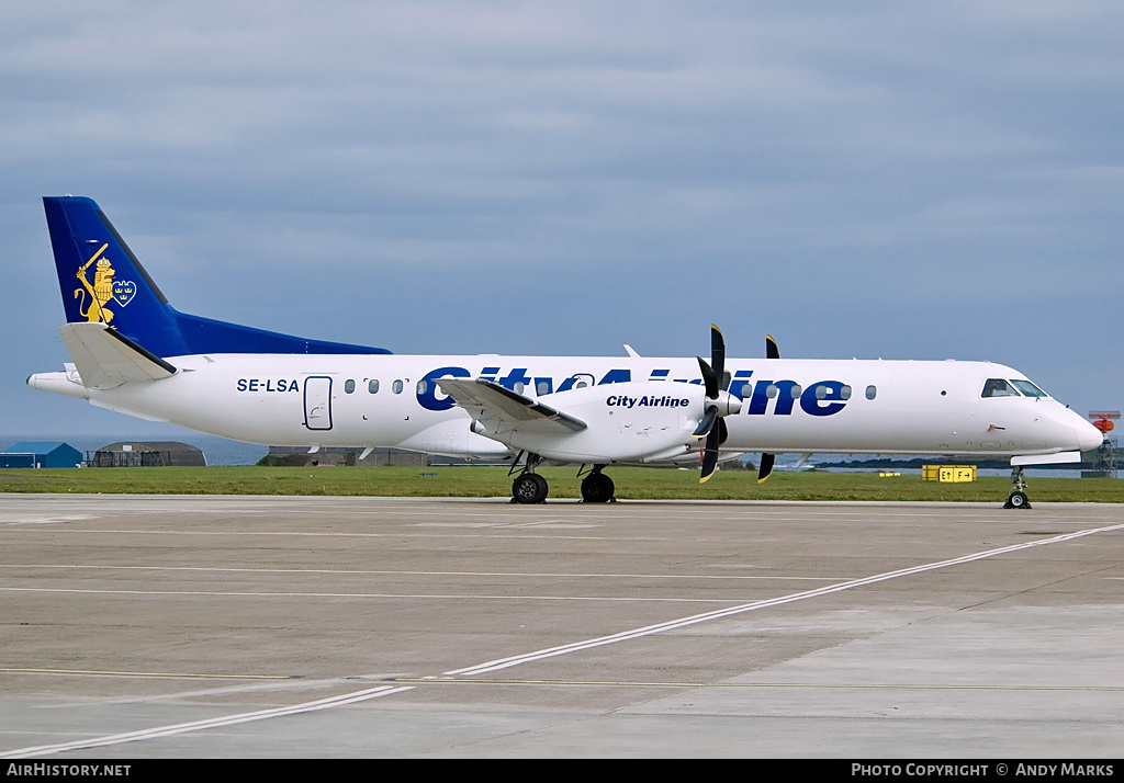 Aircraft Photo of SE-LSA | Saab 2000 | City Airline | AirHistory.net #87890
