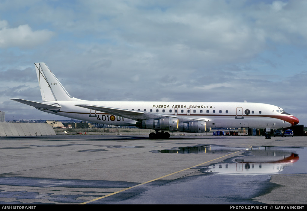 Aircraft Photo of T.15-1 | Douglas DC-8-52 | Spain - Air Force | Esc 401 | AirHistory.net #87901
