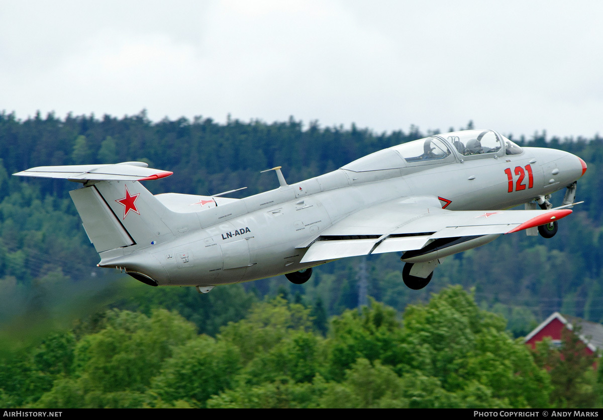 Aircraft Photo of LN-ADA / 121 | Aero L-29 Delfin | Soviet Union - Air Force | AirHistory.net #87903