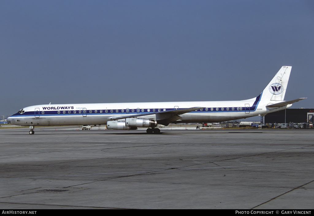 Aircraft Photo of C-FCPO | McDonnell Douglas DC-8-63 | Worldways Canada | AirHistory.net #87917