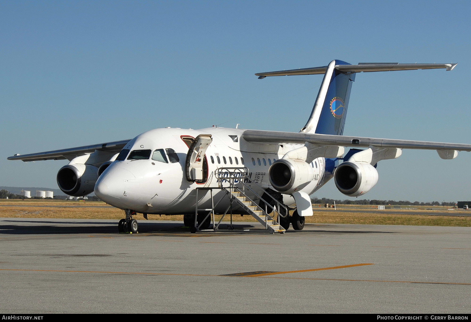 Aircraft Photo of VH-NJC | British Aerospace BAe-146-100A | National Jet Systems | AirHistory.net #87918