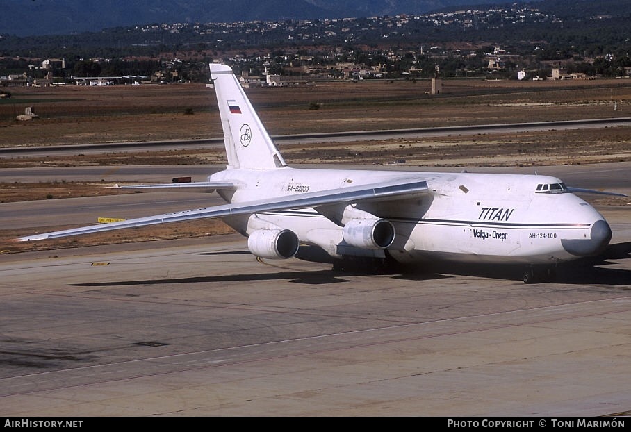 Aircraft Photo of RA-82003 | Antonov An-124-100 Ruslan | Titan Cargo | AirHistory.net #87947