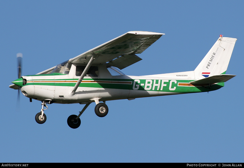 Aircraft Photo of G-BHFC | Reims F152 | Premier Flight Training | AirHistory.net #87957