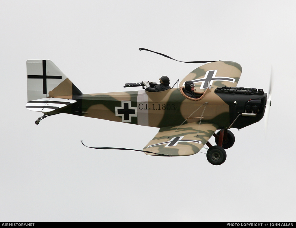 Aircraft Photo of G-BUYU / 1803/18 | Bowers Fly Baby 1A | Germany - Air Force | AirHistory.net #87960