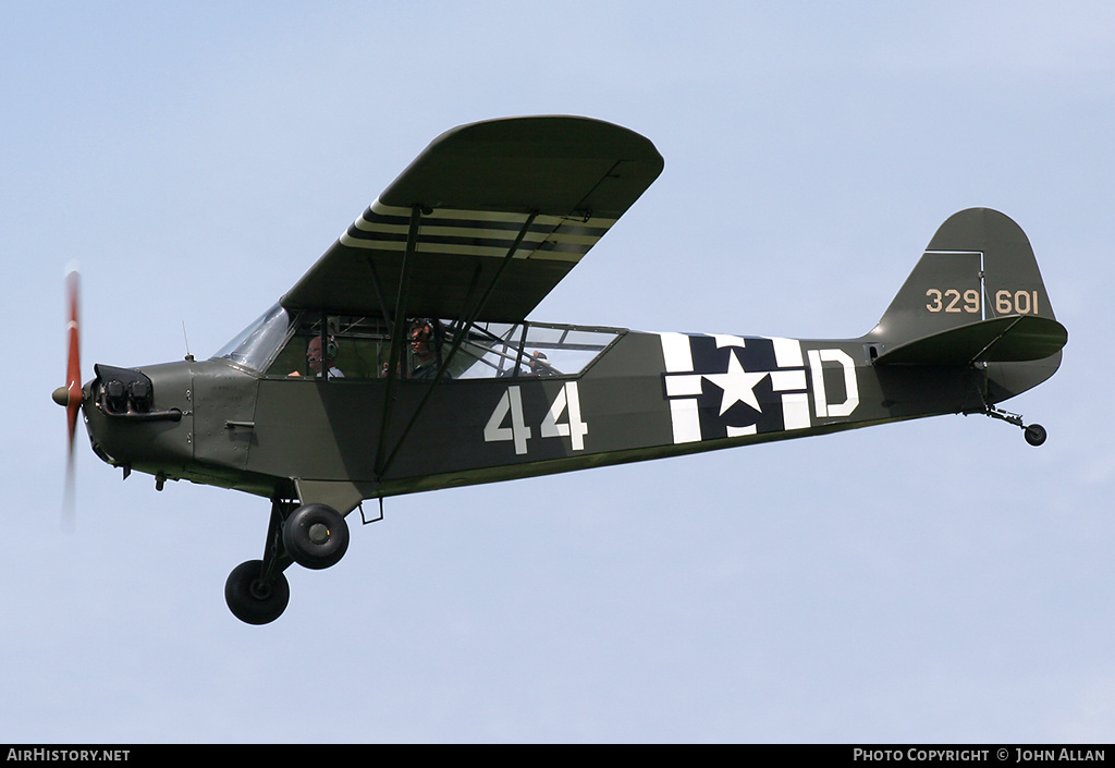 Aircraft Photo of G-AXHR / 329601 | Piper J-3C-65 Cub | USA - Air Force | AirHistory.net #87964