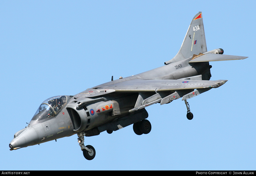 Aircraft Photo of ZD431 | British Aerospace Harrier GR7A | UK - Navy | AirHistory.net #87981