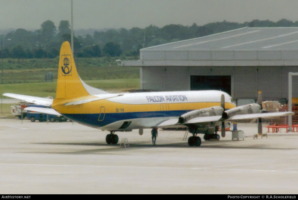 Aircraft Photo of SE-IVR | Lockheed L-188C(F) Electra | Falcon Aviation | AirHistory.net #87982