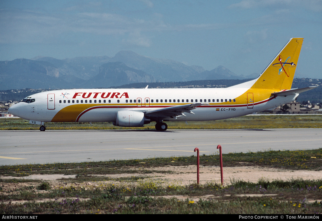 Aircraft Photo of EC-FYG | Boeing 737-46B | Futura International Airways | AirHistory.net #87999