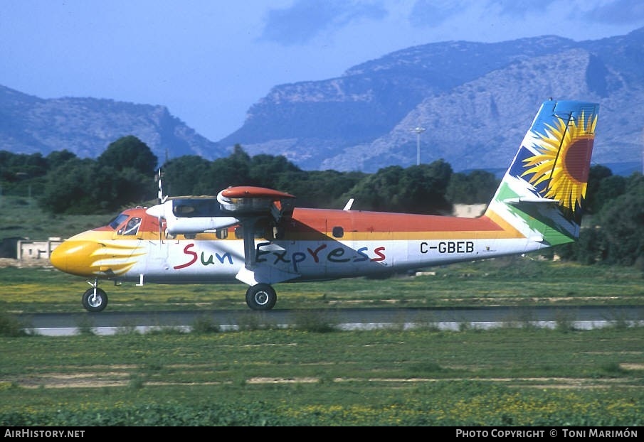 Aircraft Photo of C-GBEB | De Havilland Canada DHC-6-300 Twin Otter | Sun Express Airlines | AirHistory.net #88011