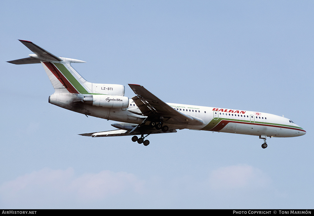 Aircraft Photo of LZ-BTI | Tupolev Tu-154M | Balkan - Bulgarian Airlines | AirHistory.net #88012