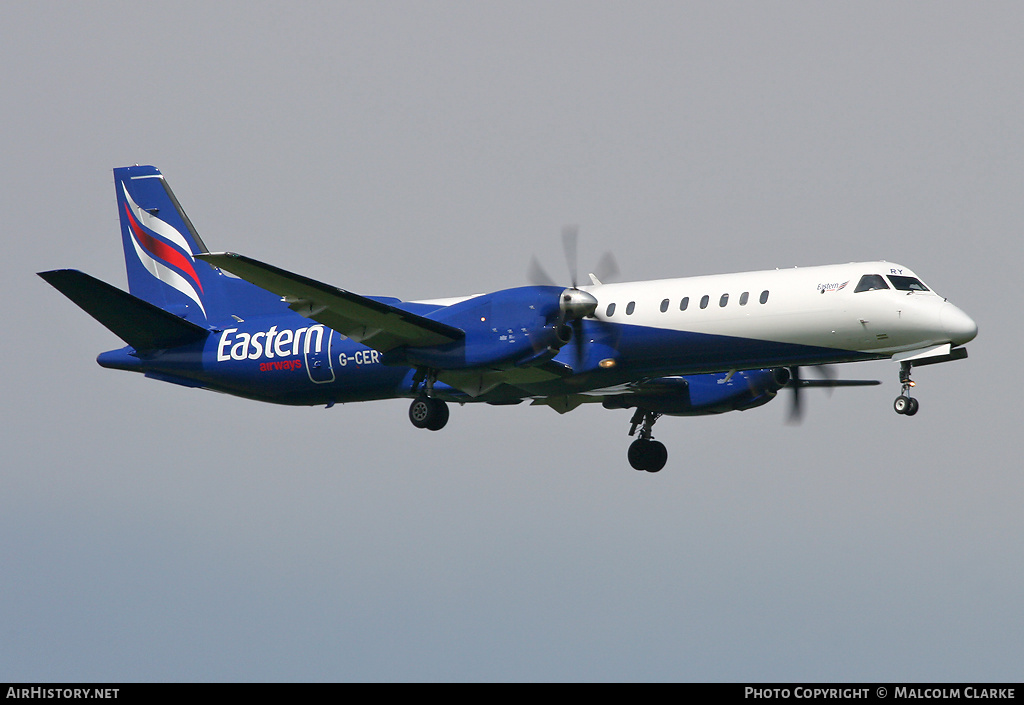 Aircraft Photo of G-CERY | Saab 2000 | Eastern Airways | AirHistory.net #88020