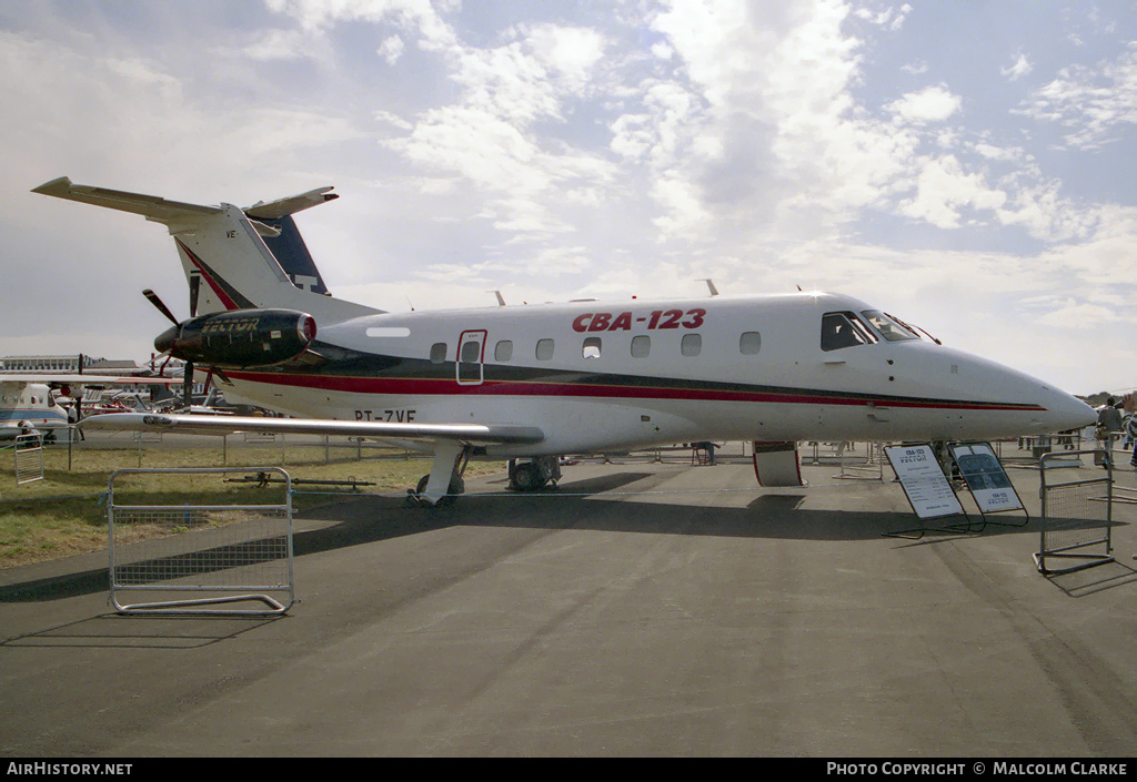 Aircraft Photo of PT-ZVE | Embraer-FMA CBA-123 Vector | Embraer | AirHistory.net #88032