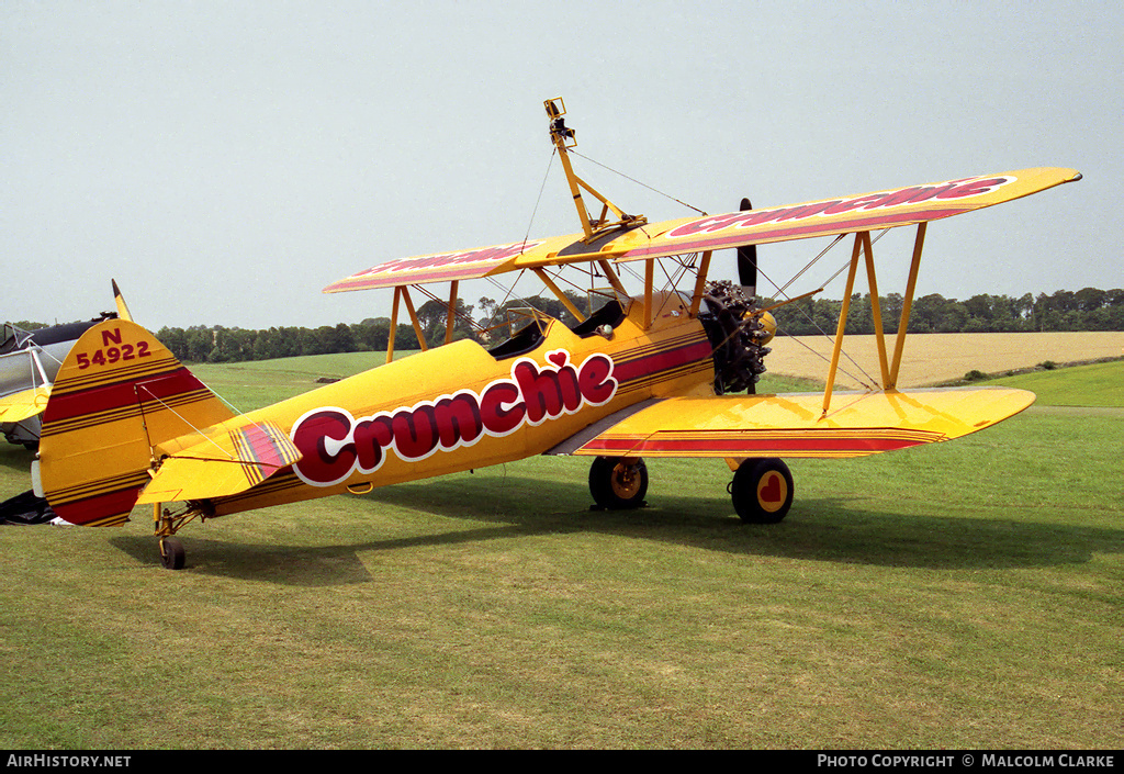 Aircraft Photo of N54922 | Boeing N2S-4/R985 Kaydet (A75N1) | AirHistory.net #88041