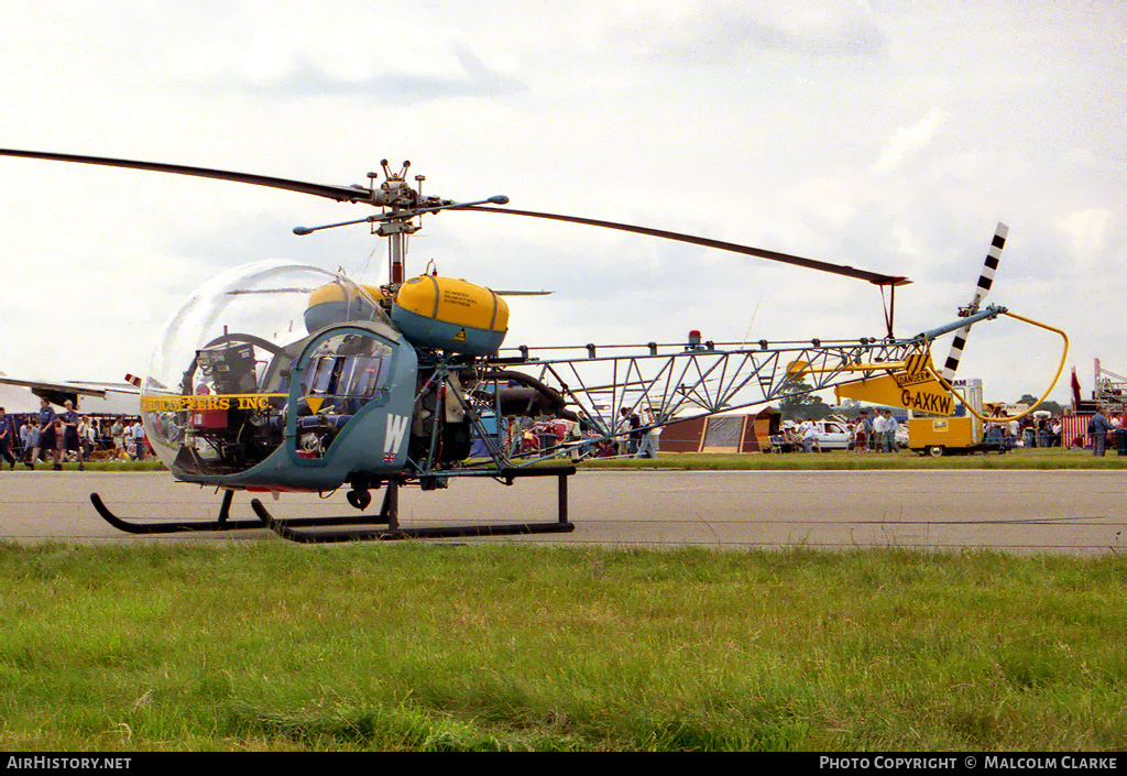 Aircraft Photo of G-AXKW | Westland-Bell 47G-4A | AirHistory.net #88059