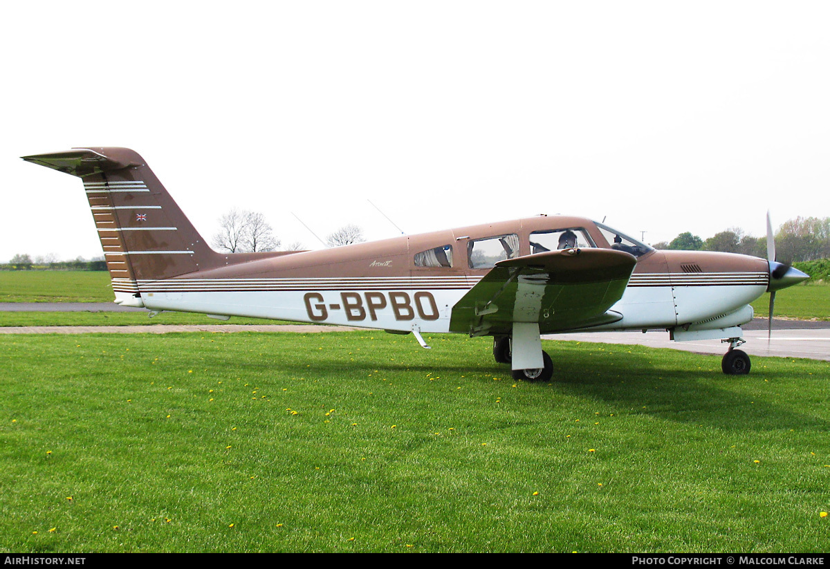 Aircraft Photo of G-BPBO | Piper PA-28RT-201T Turbo Arrow IV | Tile Holdings | AirHistory.net #88064