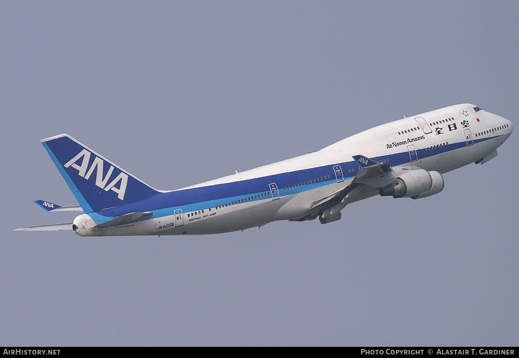 Aircraft Photo of JA403A | Boeing 747-481 | All Nippon Airways - ANA | AirHistory.net #88107