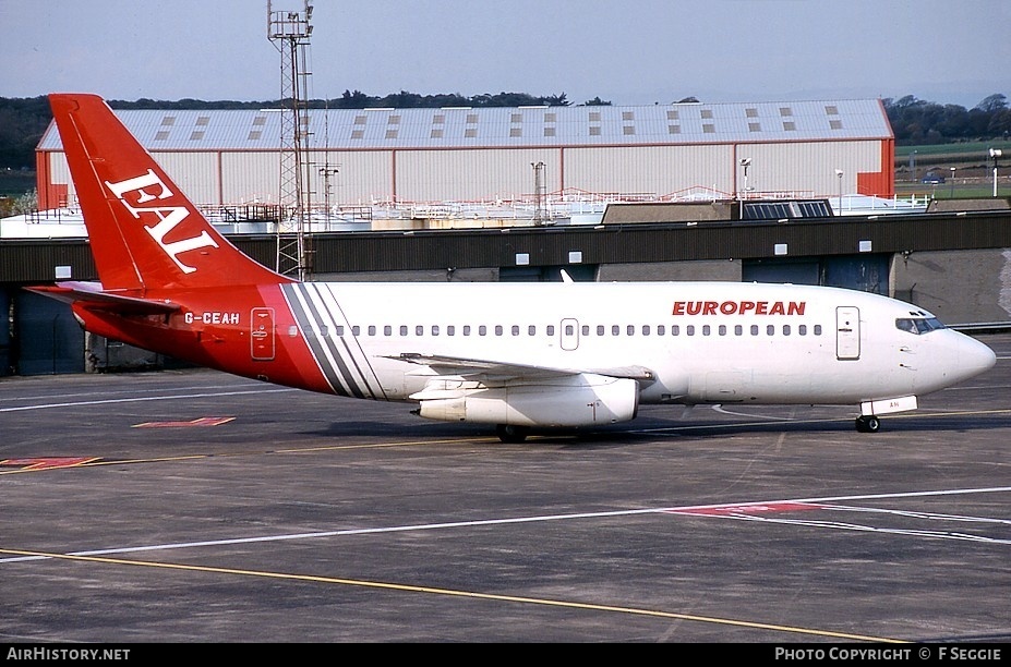 Aircraft Photo of G-CEAH | Boeing 737-229/Adv | European Aircharter - EAL/EAC | AirHistory.net #88128