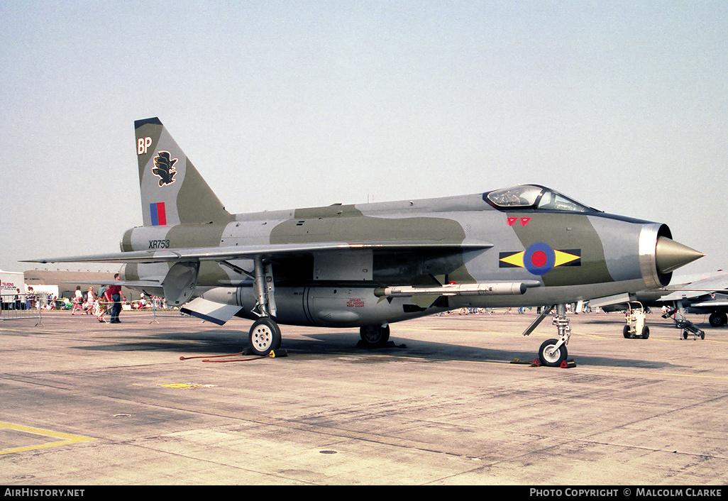 Aircraft Photo of XR753 | English Electric Lightning F6 | UK - Air Force | AirHistory.net #88152