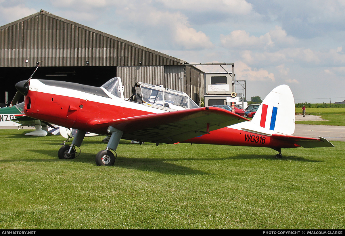 Aircraft Photo of G-BCAH / WG316 | De Havilland DHC-1 Chipmunk Mk22 | UK - Air Force | AirHistory.net #88156