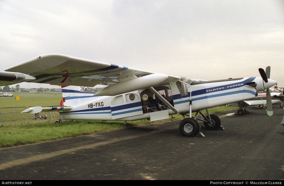Aircraft Photo of HB-FKG | Pilatus PC-6/B2-H4 Turbo Porter | Pilatus | AirHistory.net #88194